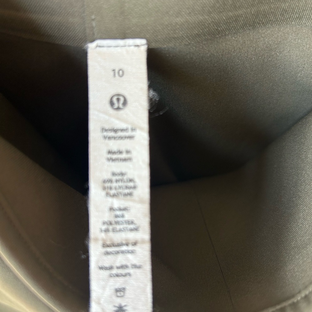 Lululemon Athletica army green Pants - Picture 2 of 3